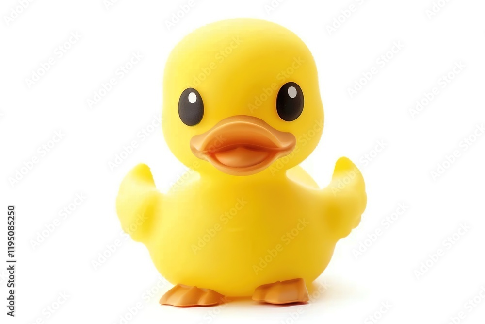 yellow rubber duck on white background yellow rubber duck on white background