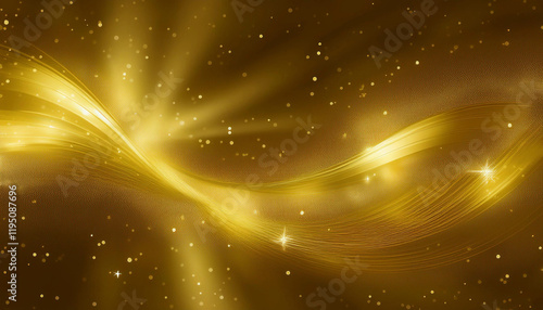 3d shaped gold and yellow background wallpaper with sparkling effects