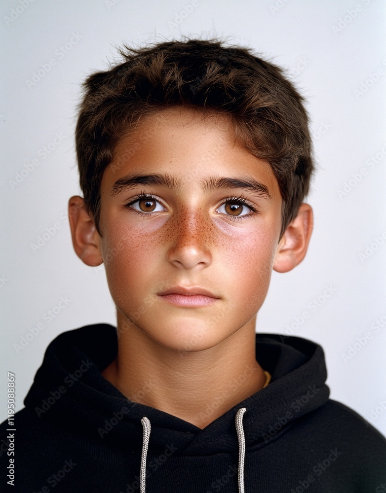 ID Photo for Passport : Italian young boy 6 ID Photo for Passport : Italian young boy 6