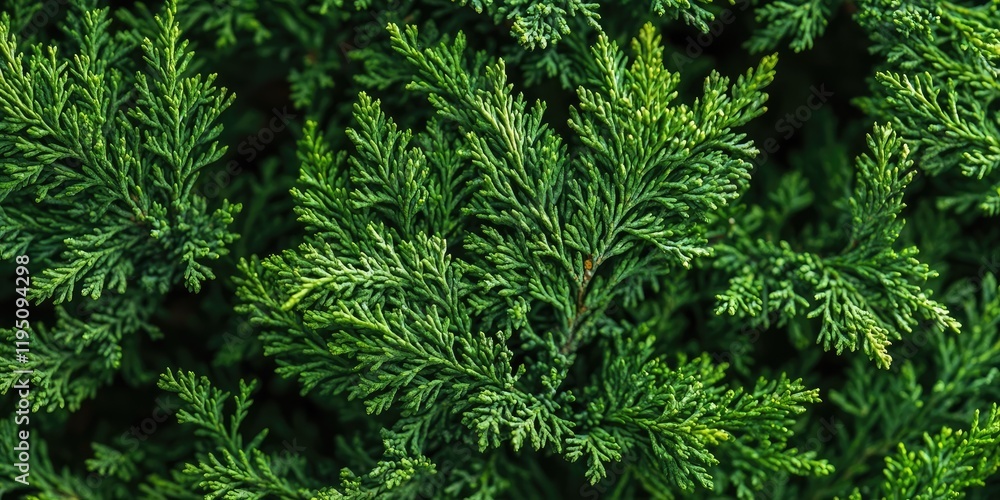 Vibrant green thuja cypress foliage close up showcasing rich textures and needle formations against a dark background emphasizing natural beauty. Vibrant green thuja cypress foliage close up showcasing rich textures and needle formations against a dark background emphasizing natural beauty.