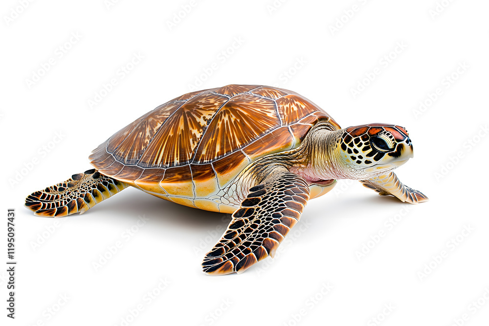 Obraz premium Turtle isolated on white background