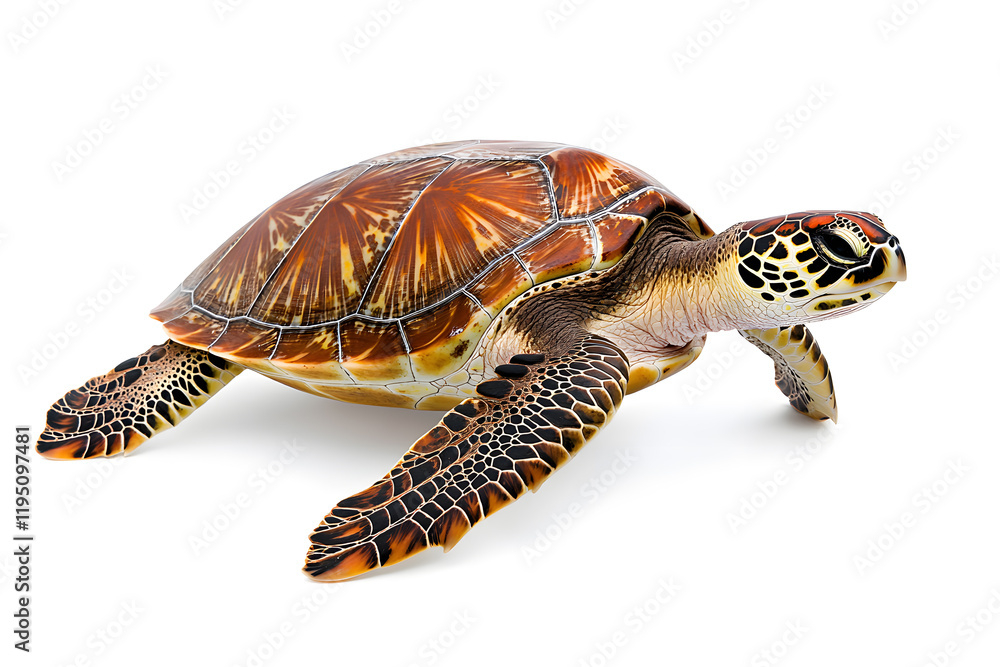 Obraz premium Turtle isolated on white background
