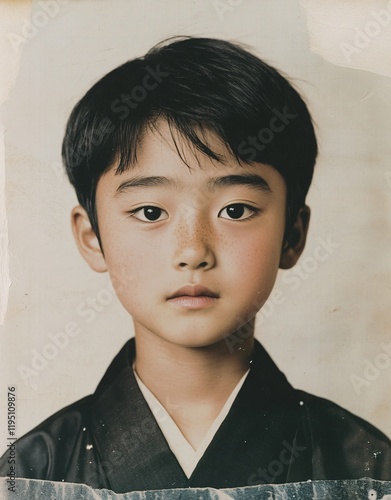 ID Photo for Passport : Japanese young boy 12 photo