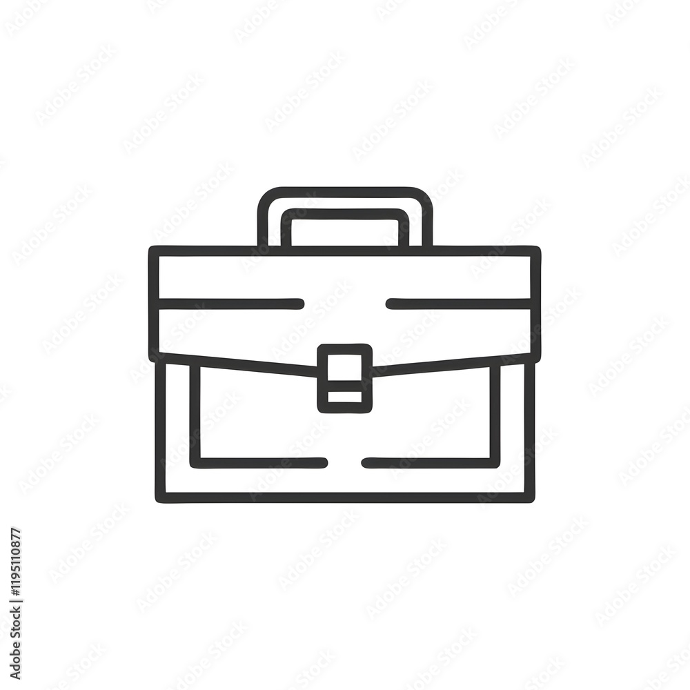 Briefcase Line Icon