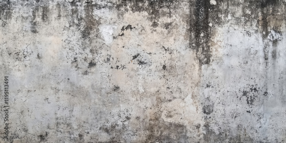 Weathered gray concrete wall background with dark stains, featuring textured surface and ample free space for advertising or product text. Weathered gray concrete wall background with dark stains, featuring textured surface and ample free space for advertising or product text.
