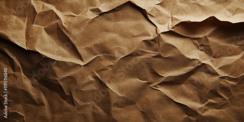 Wallpaper Mural Crumpled brown paper texture on dark background highlighting rich earthy tones with intricate shadows for design and artistic purposes. Torontodigital.ca