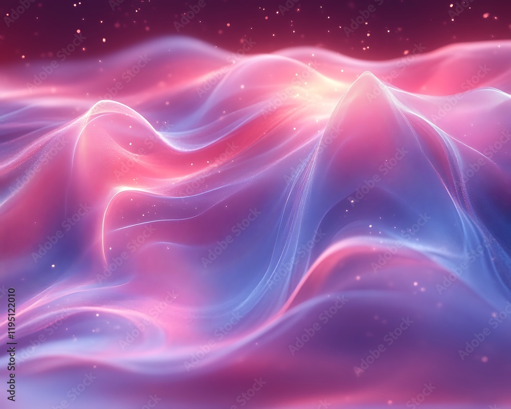 Abstract pink and blue glowing waves. Abstract pink and blue glowing waves.