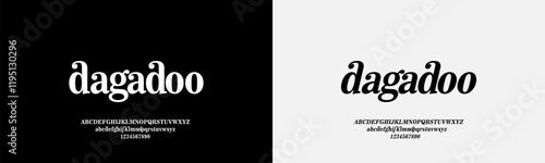 Contemporary fonts. Vintage lettering style. Editable vector alphabet a-z. Perfect for poster design, identity branding, and other graphic design needs. Retro typography. 