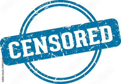 censored stamp