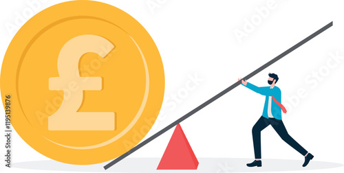 Social media illustration, business concept, web design

