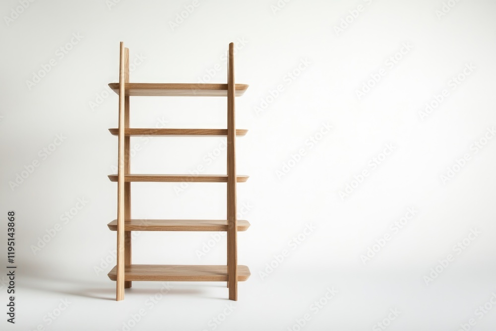 Minimalist Wooden Display Rack with Six Shelves for Modern Home Decor Minimalist Wooden Display Rack with Six Shelves for Modern Home Decor