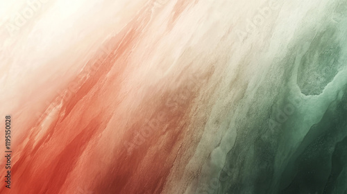 abstract coral green gradient background with textured paint effect transitioning from orange to green perfect for modern design needs in digital art and wallpaper uses photo