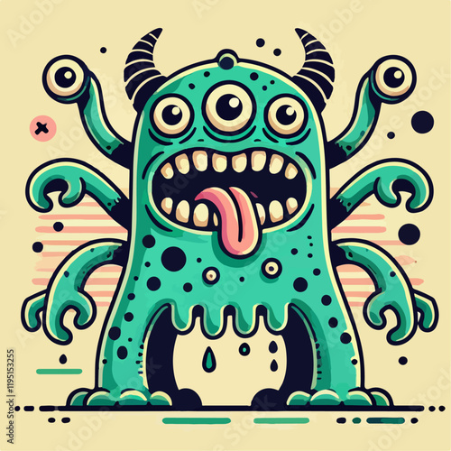 cartoon monsters