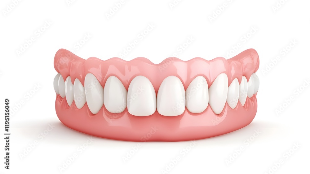 Obraz premium Detailed of Healthy Gums and Teeth for Periodontal Care Concept