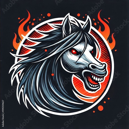 Wallpaper Mural logo horse Torontodigital.ca