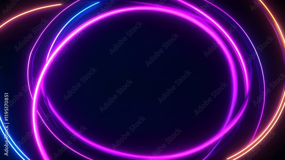 Vibrant Neon Dotted Frame Against Dark Backdrop with Playful Tech-Inspired Design Vibrant Neon Dotted Frame Against Dark Backdrop with Playful Tech-Inspired Design