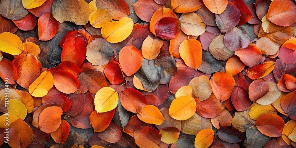 Colorful autumn leaves in a flat lay composition with vibrant oranges, reds, and yellows scattered across a dark surface, capturing the essence of fall. Colorful autumn leaves in a flat lay composition with vibrant oranges, reds, and yellows scattered across a dark surface, capturing the essence of fall.