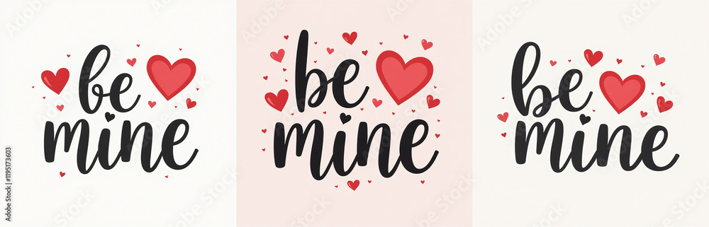 Be My Valentine With This Lovely Typography Bundle Featuring A Be Mine Text Design And Vector Illustrations. 00001 Be My Valentine With This Lovely Typography Bundle Featuring A Be Mine Text Design And Vector Illustrations. 00001