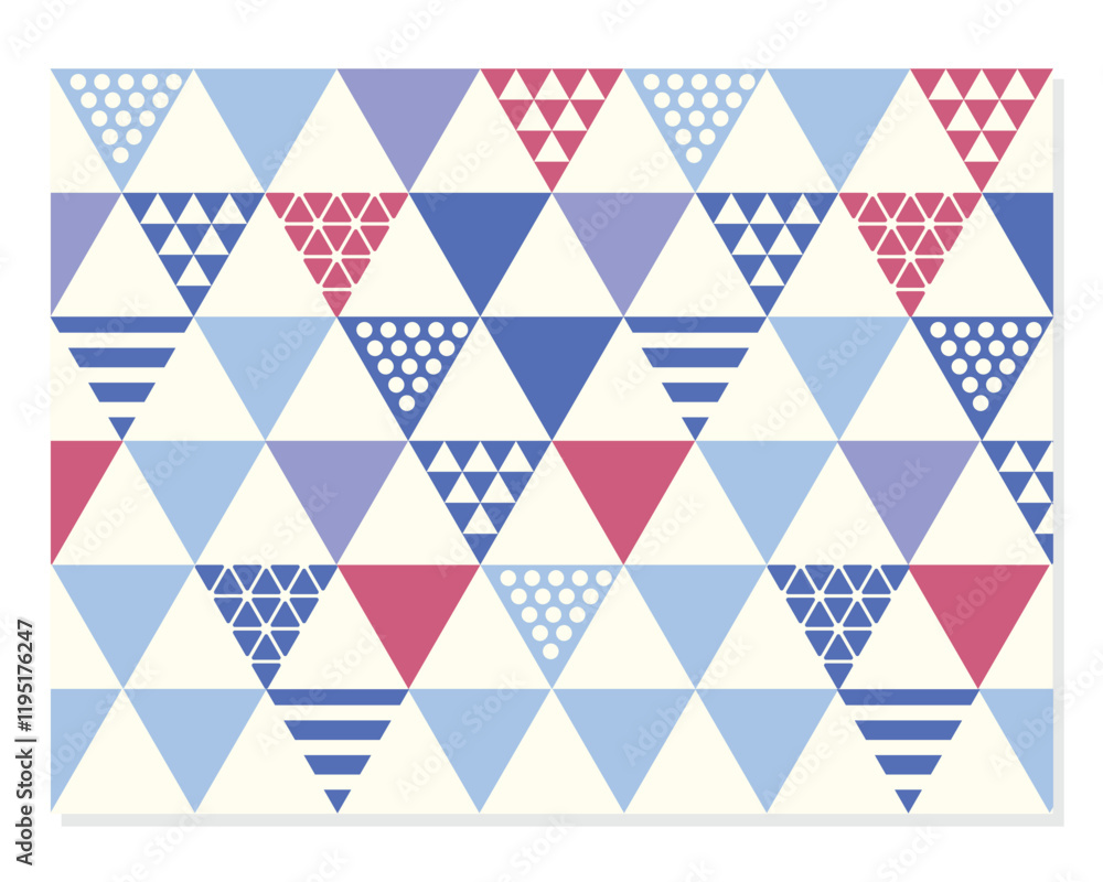 Illustration vector graphic of Triangle Pattern fit for yout background design Illustration vector graphic of Triangle Pattern fit for yout background design