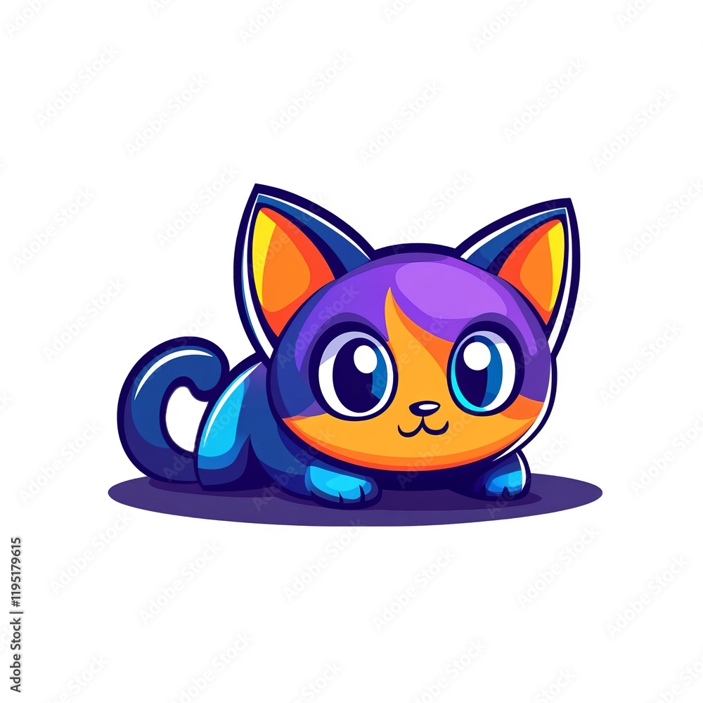 Playful cartoon cat character digital art whimsical style indoor environment dynamic viewpoint fun concept Playful cartoon cat character digital art whimsical style indoor environment dynamic viewpoint fun concept