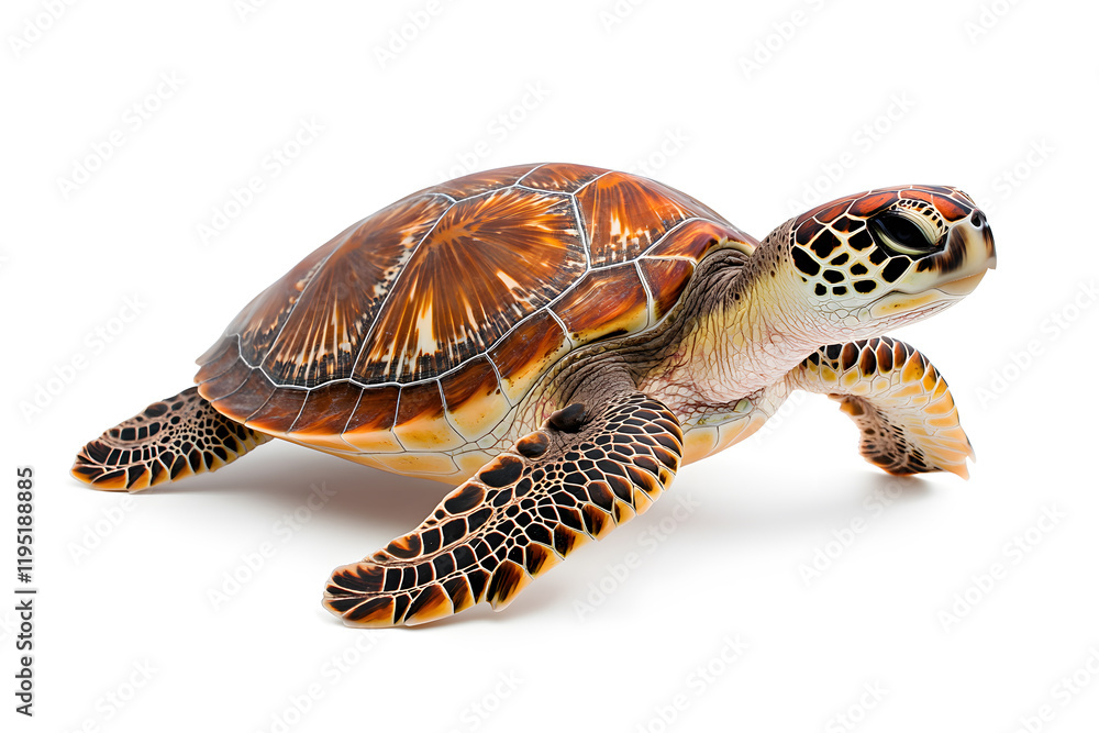 Obraz premium Turtle isolated on white background