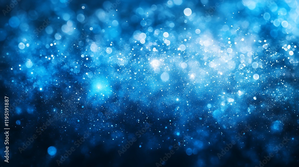 Fototapeta premium Luxurious Indigo Blue Satin Background with Smooth Bokeh Effects