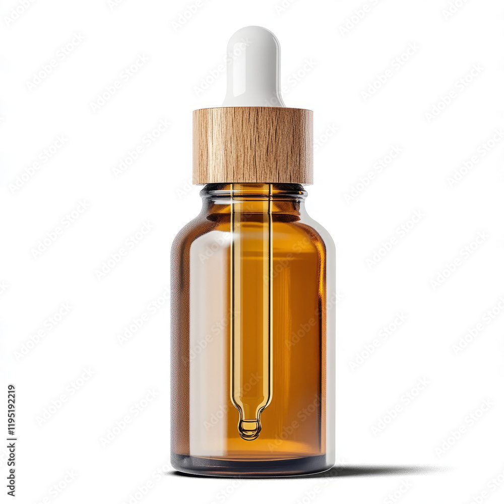 Blank Amber Dropper Bottle Mockup Blank Amber Dropper Bottle Mockup