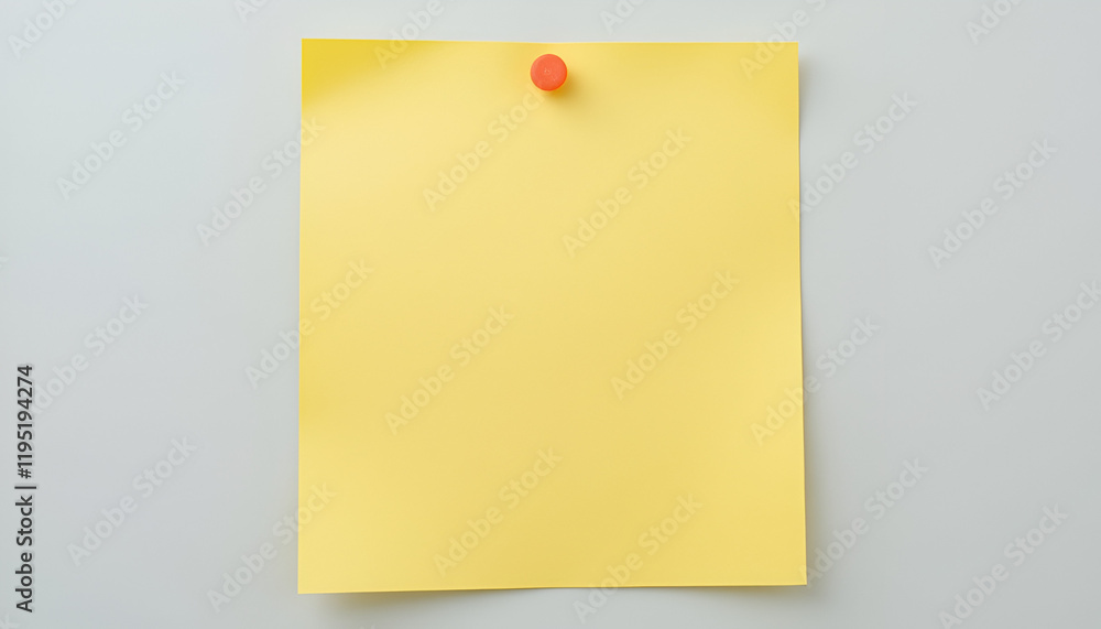 Blank yellow sticky paper note isolated on white background Blank yellow sticky paper note isolated on white background