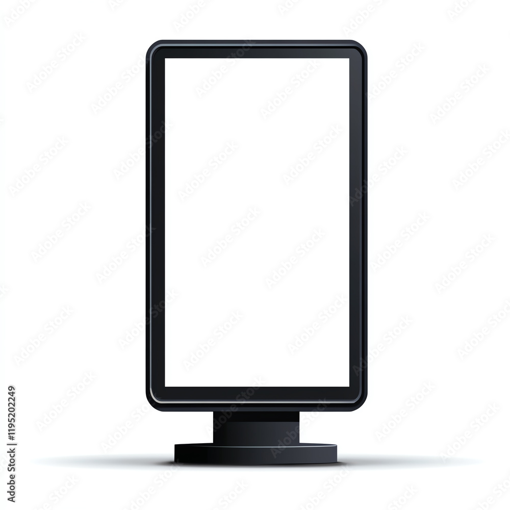 Modern blank digital billboard ready for advertisements, perfect for urban landscapes and marketing concepts. Modern blank digital billboard ready for advertisements, perfect for urban landscapes and marketing concepts.