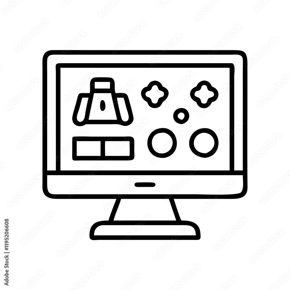 game master screen icon, game master screen line art - simple line art of game master screen, perfect for game master screen logos and icons and themed design game master screen icon, game master screen line art - simple line art of game master screen, perfect for game master screen logos and icons and themed design