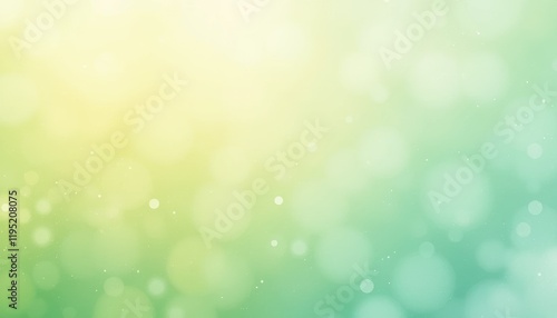 Soft Gradient Background of Pale Yellow and Mint Green
