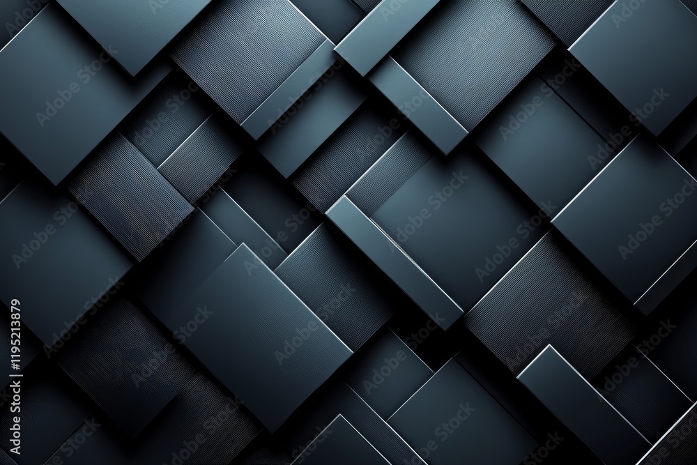 Abstract Dark Blue Geometric Pattern Background Abstract Dark Blue Geometric Pattern Background