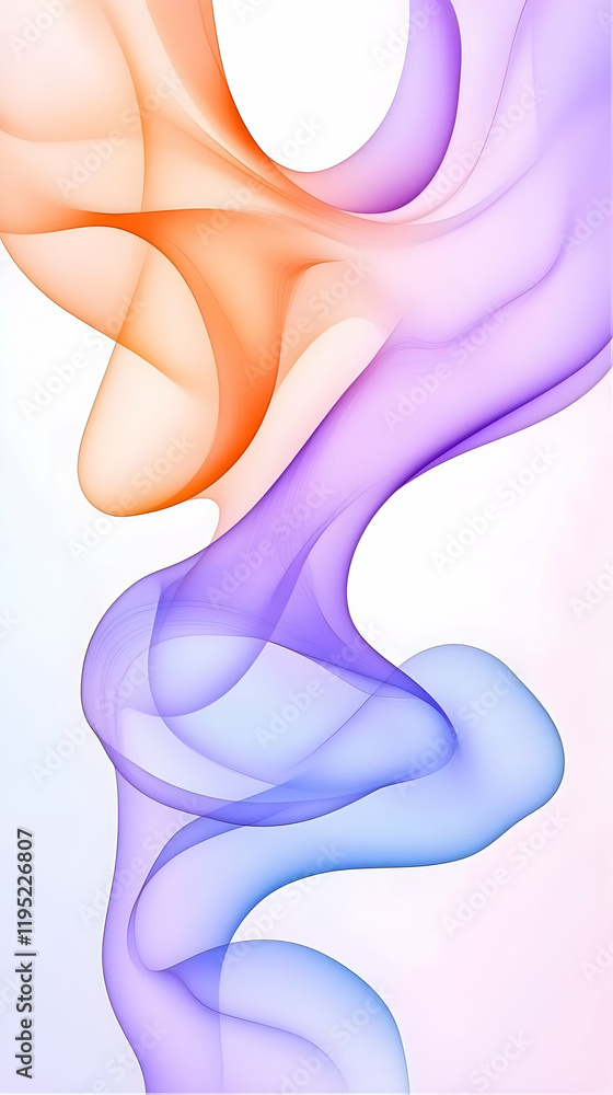 Abstract Background Image: Flowing Hues Abstract Background Image: Flowing Hues