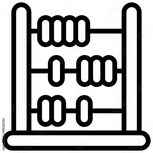 Abacus Outline icon