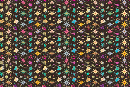 starlight seamless texture pattern. background for cloth