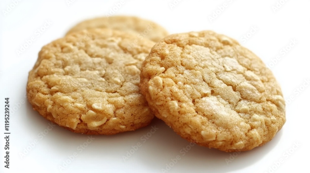 Honey oatmeal cookies. Generative AI Honey oatmeal cookies. Generative AI
