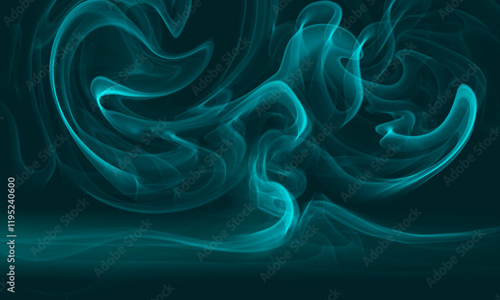 Fototapeta premium The background image inspired by smoke creates shadows with overlapping light and smoke.