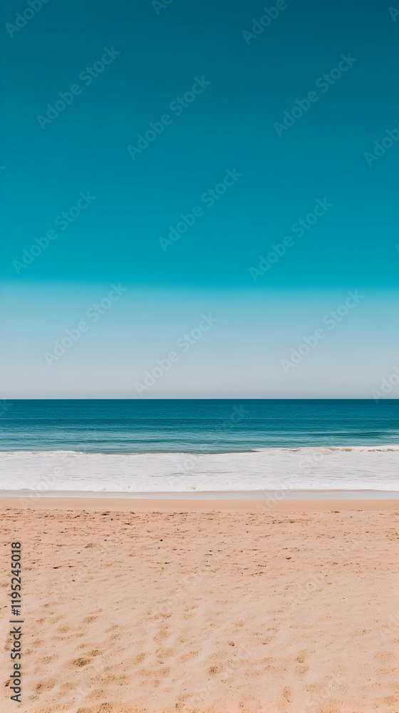Beach Background Image: Serene Ocean Shore Beach Background Image: Serene Ocean Shore