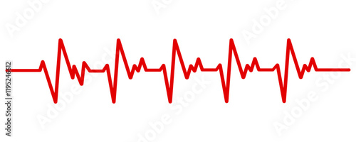 Line rate heartbeat. Medical monitor heart beat and fhyrhm. Electrocardiogram heart and pulse for monitor health. Vector design