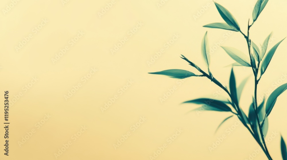 custom made wallpaper toronto digitalDelicate willow branches in fresh green, soft morning light, serene and minimalist Qingming Festival scene.