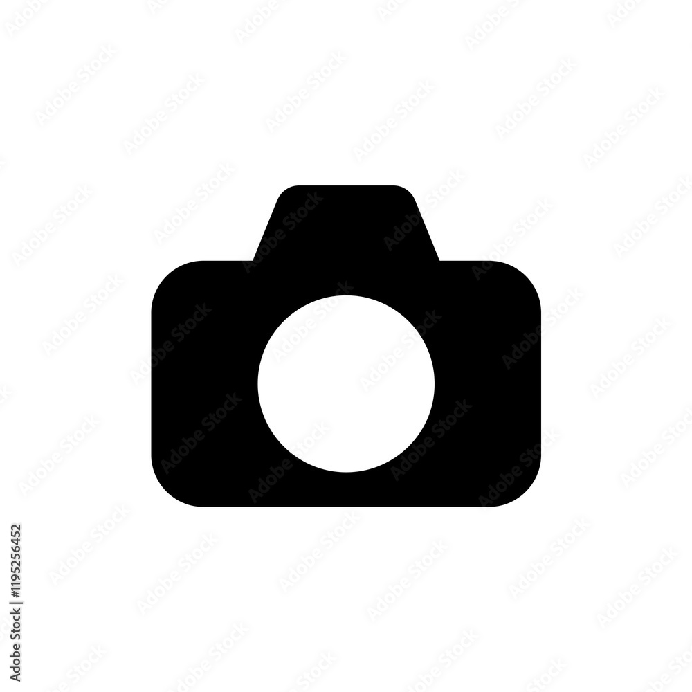 Camera sign on transparent background Camera sign on transparent background