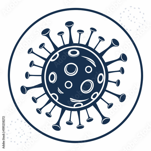 Human Metapneumovirus Vector Illustration 