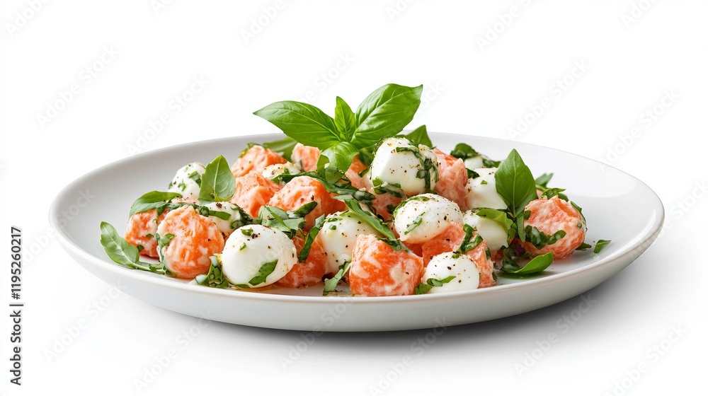 A Vibrant and Delicious Carrot and Mozzarella Salad with Fresh Basil A Vibrant and Delicious Carrot and Mozzarella Salad with Fresh Basil