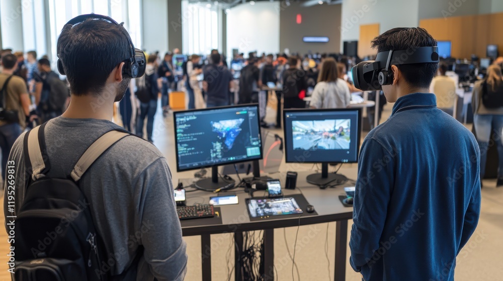 Exciting spring innovation fair showcases drone flights, virtual reality experiences, and engaging interactive displays for all ages Exciting spring innovation fair showcases drone flights, virtual reality experiences, and engaging interactive displays for all ages