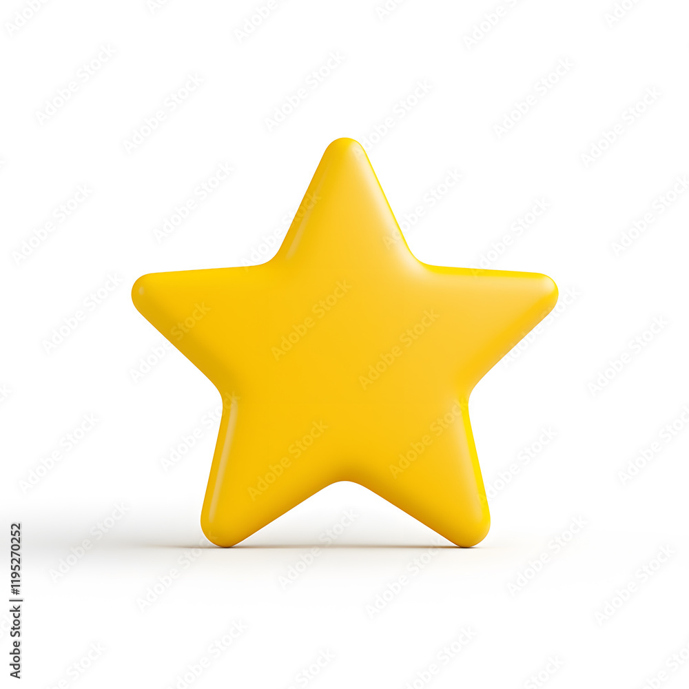 3d gold glossy yellow star icon isolated on white background 3d gold glossy yellow star icon isolated on white background