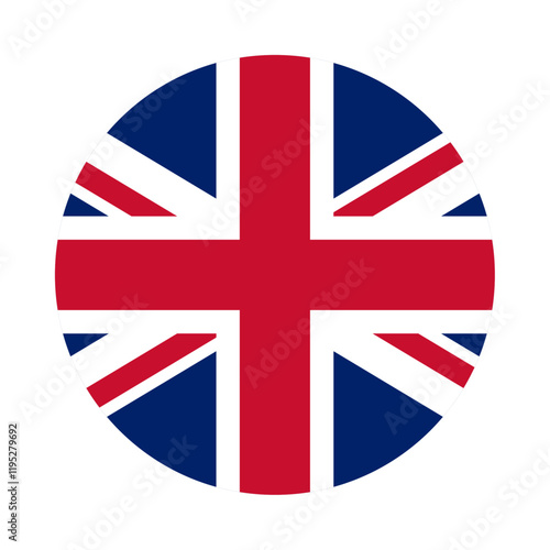 Round United Kingdom flag icon