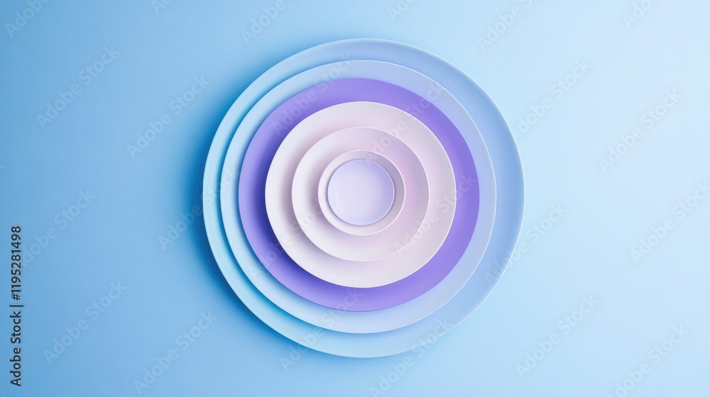 Minimalist circular gradient design showcasing a smooth transition from light to dark shades of purple on a blue background Minimalist circular gradient design showcasing a smooth transition from light to dark shades of purple on a blue background