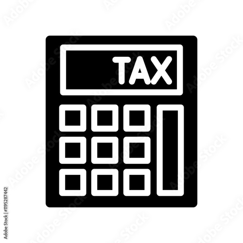 Tax calculation icon