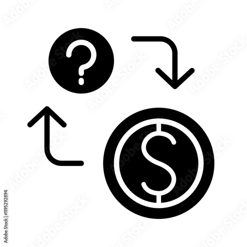 Exchange money icon