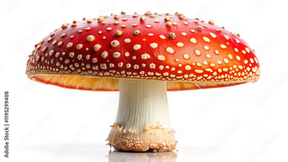 Fly agaric isolated on white background
Fly agaric isolated on white background